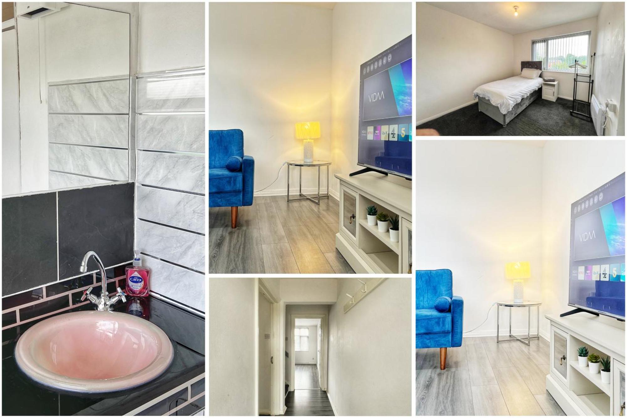 Rusholme Apartment - Sleeps 4 Mánchester Exterior foto